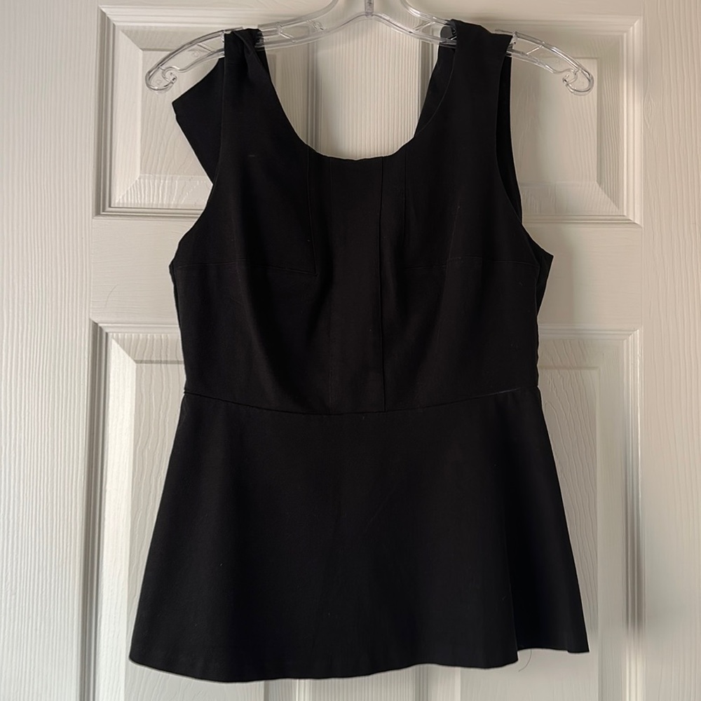 Banana Republic Black Peplum Top